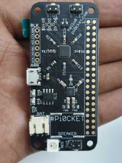 TinyPi pro circuit on backside